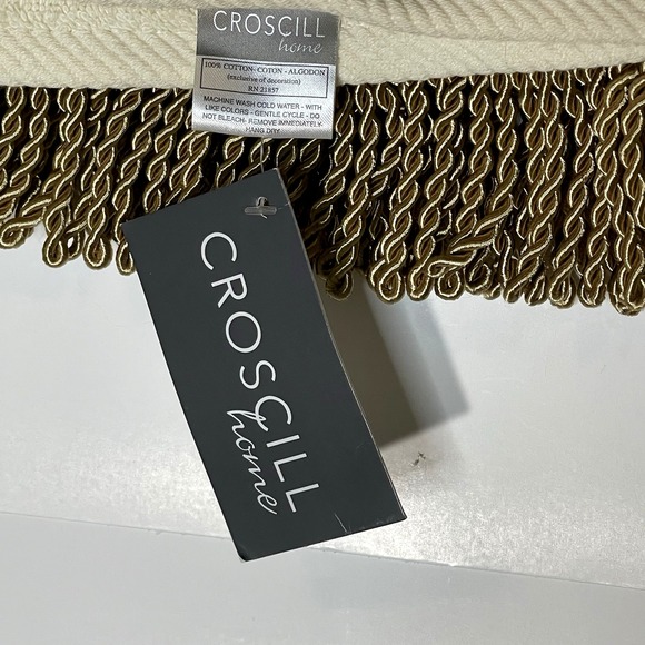 NWT Croscill Hand Towels - Two 2 - Piece Sets (4 Towels Total) with Elegant Trim - Picture 5 of 8